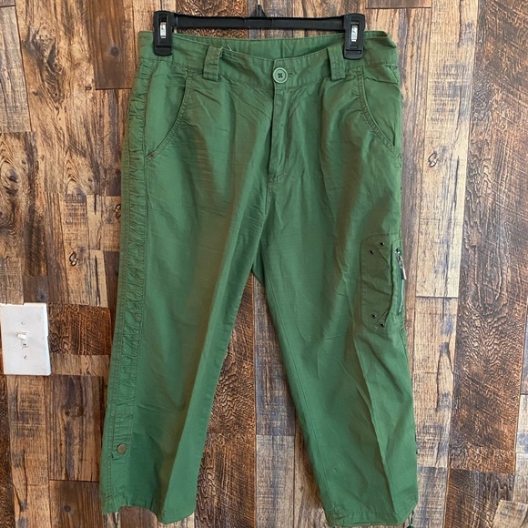 unbranded Pants Mens Green Cargo Capri Pants Size Large Poshmark